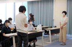 日野高等学校の生徒による閉会の挨拶