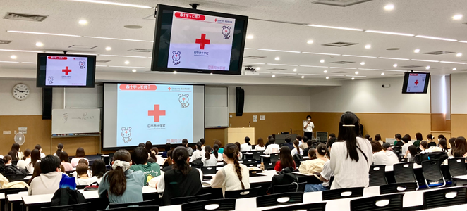 鳥取看護大学学生赤十字奉仕団研修会開催
