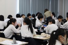 鳥取城北高等学校のみなさんが連携授業および見学会で来学されました！